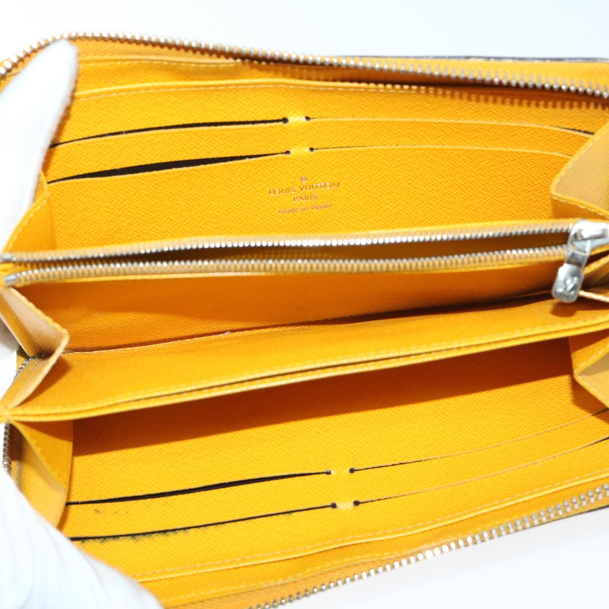 LOUIS VUITTON Epi Zippy Wallet Long Wallet Yellow M60309 LV im454