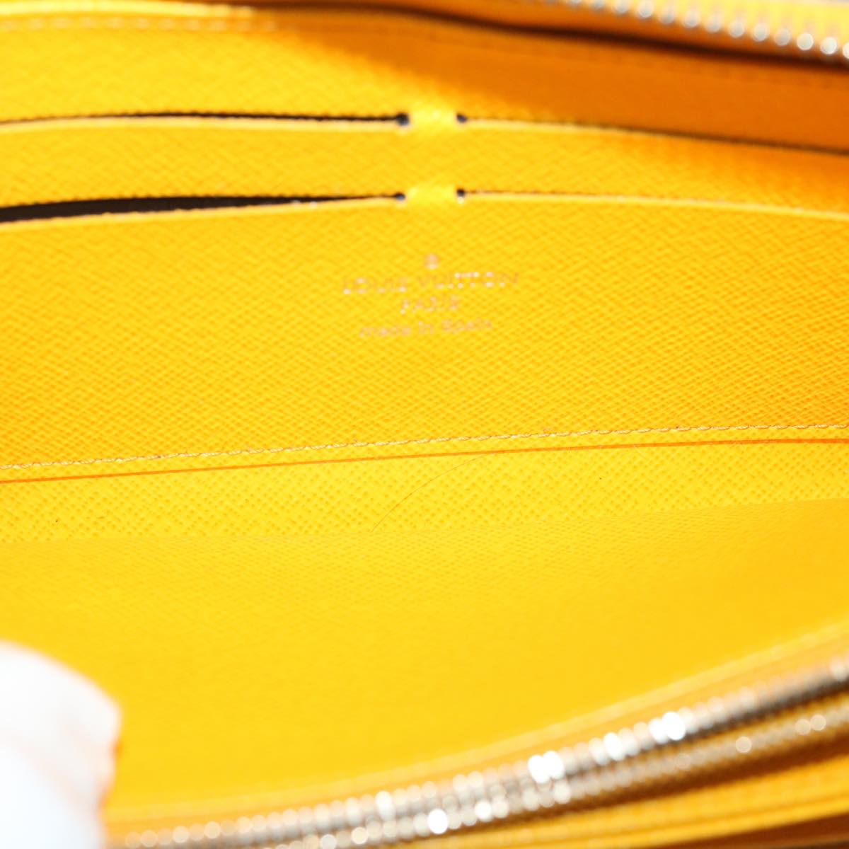 LOUIS VUITTON Epi Zippy Wallet Long Wallet Yellow M60309 LV im454