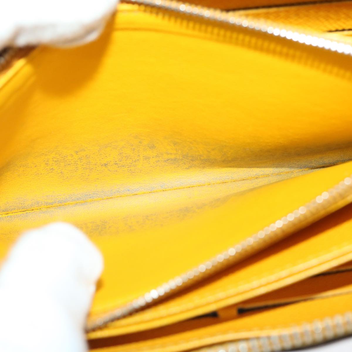 LOUIS VUITTON Epi Zippy Wallet Long Wallet Yellow M60309 LV im454