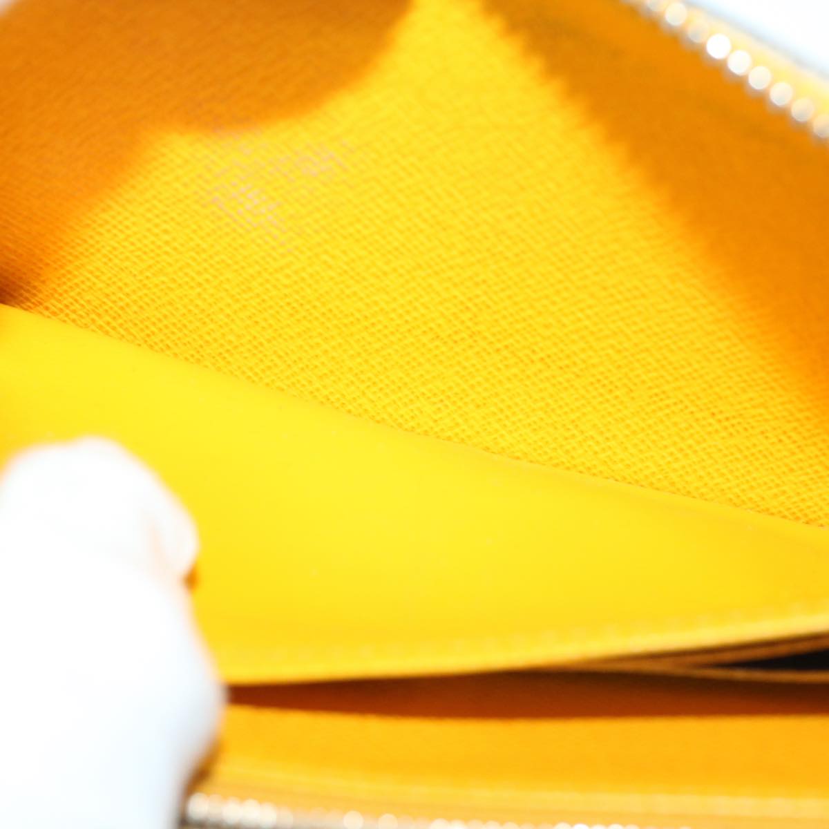 LOUIS VUITTON Epi Zippy Wallet Long Wallet Yellow M60309 LV im454