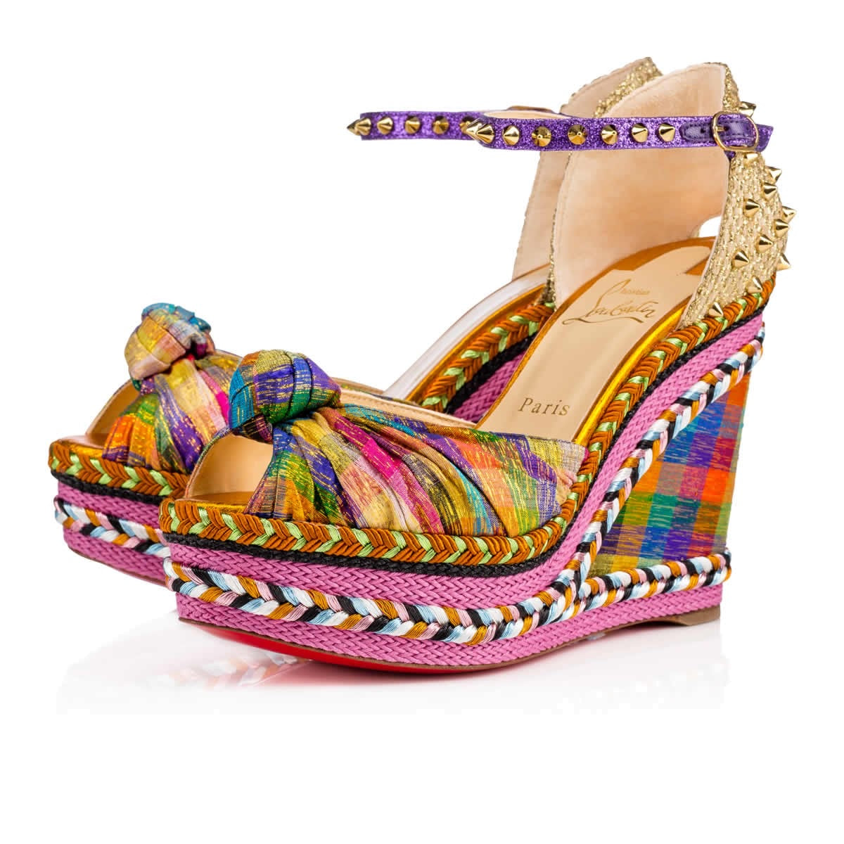 CHRISTIAN LOUBOUTIN MADCARINA 120 DISCO WEDGES