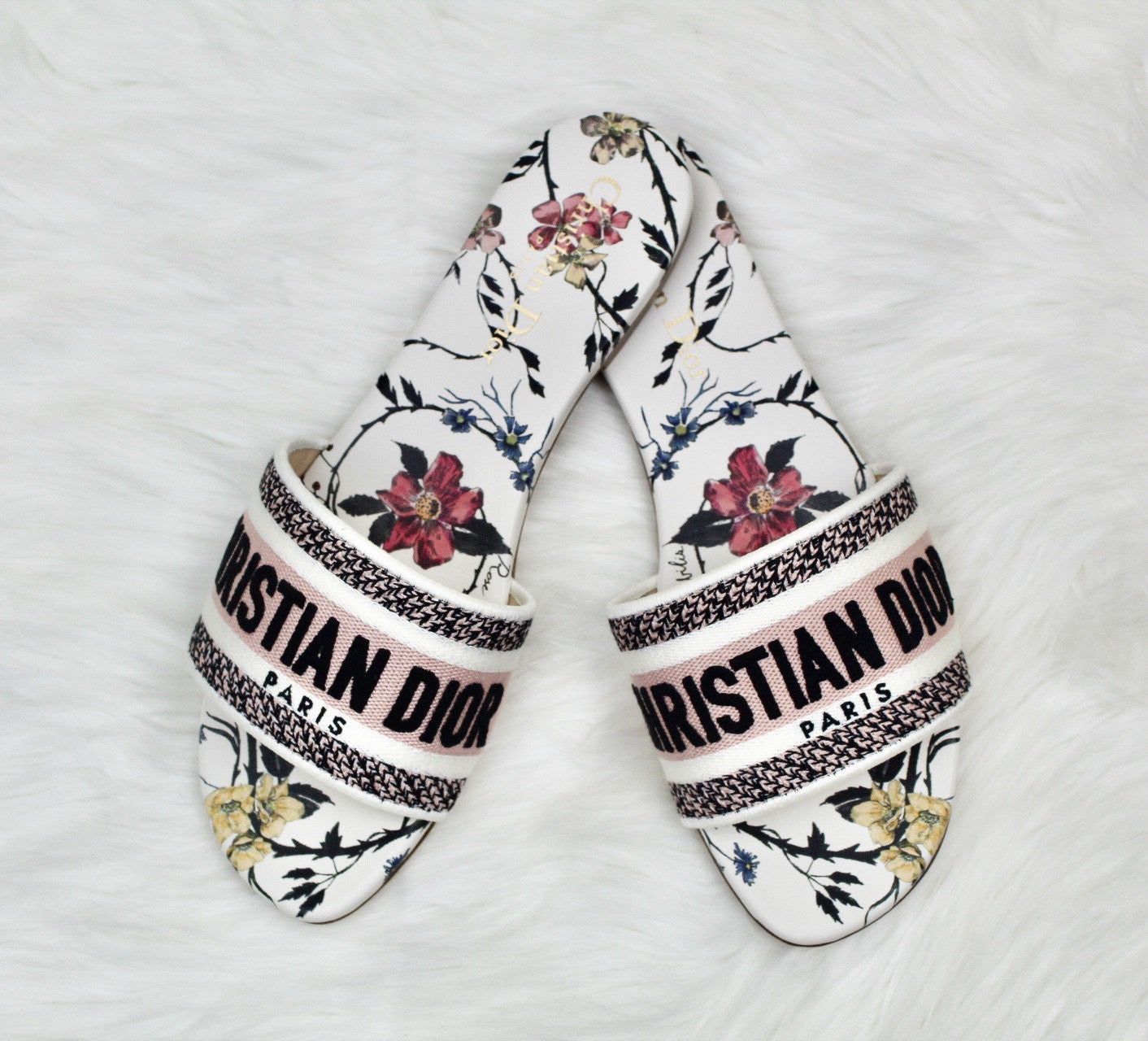 CHRISTIAN DIOR DWAY SLIDES