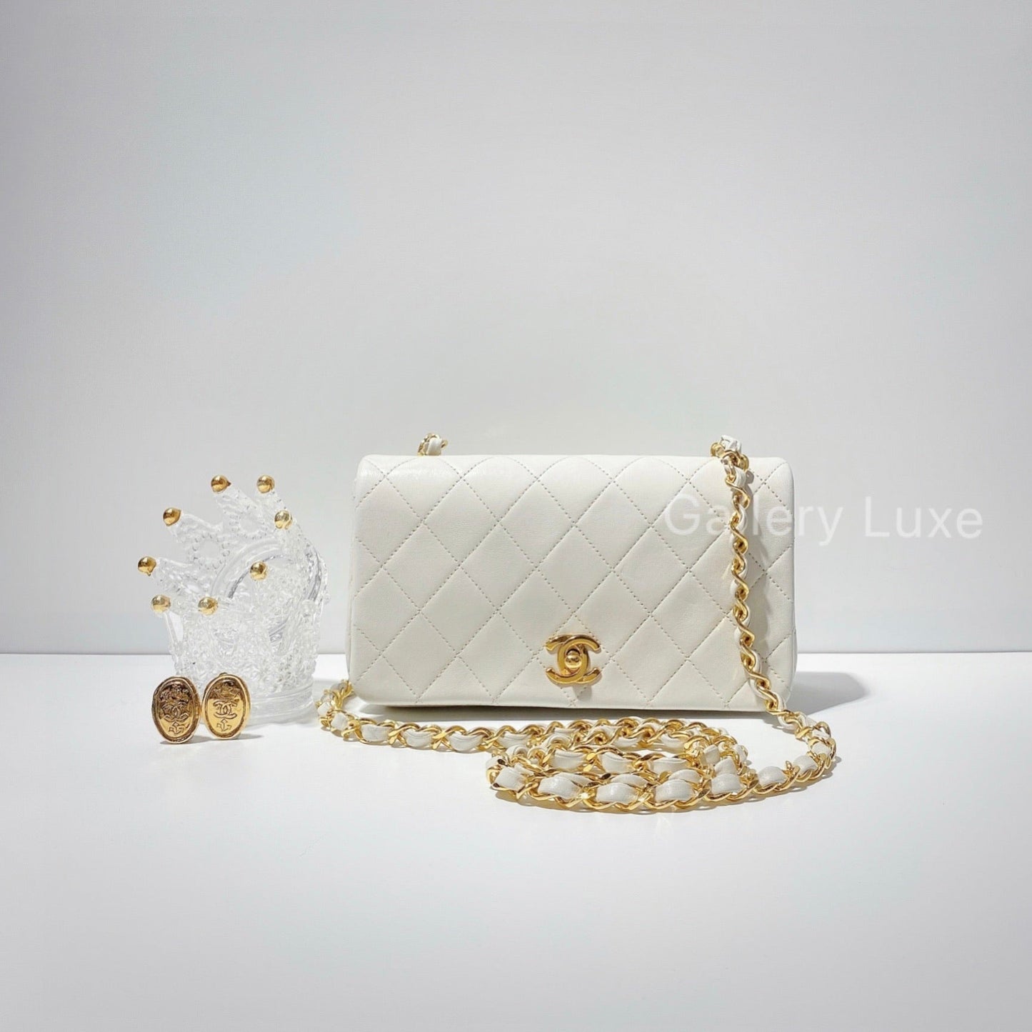 No.2418-Chanel Vintage Lambskin Mini Flap Bag