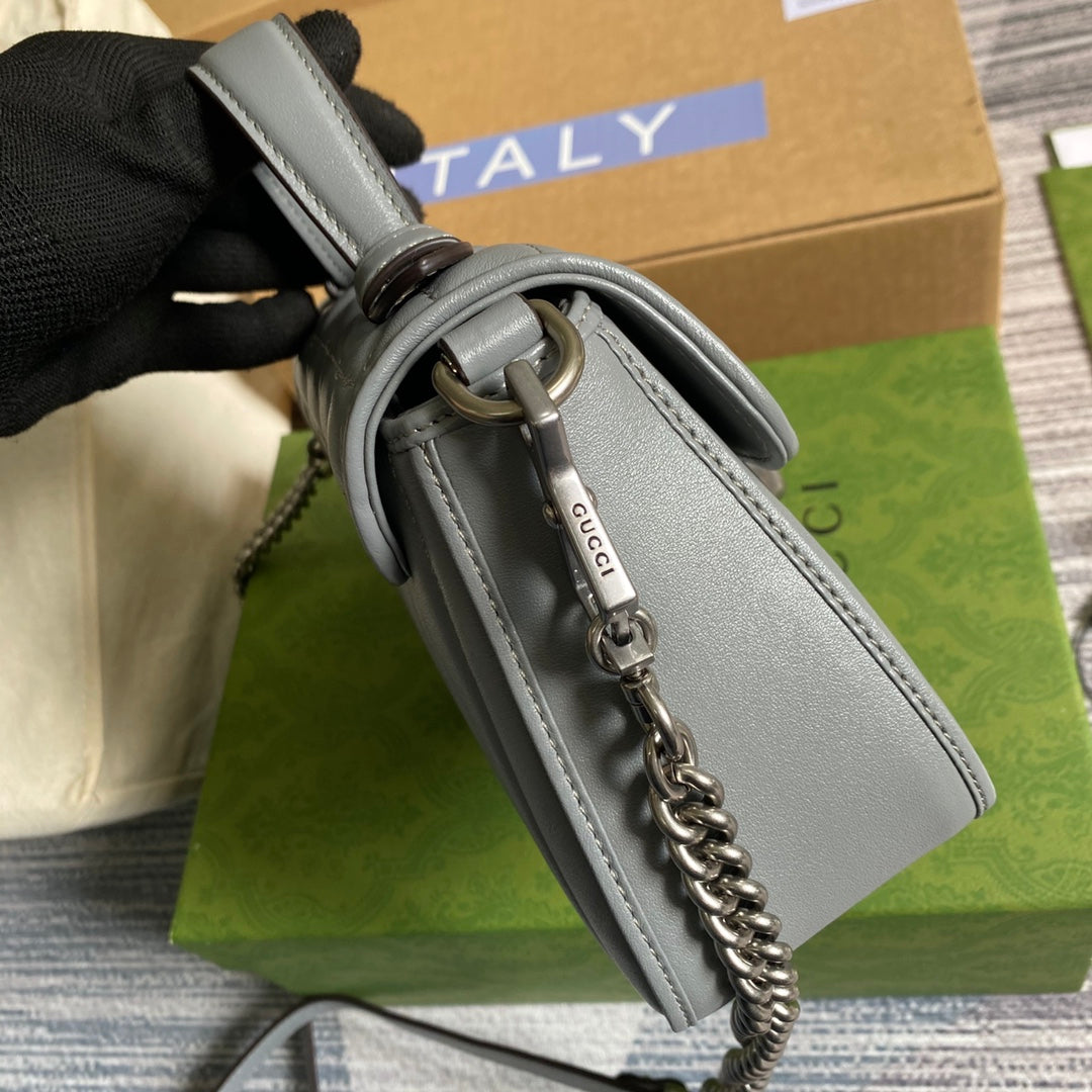 Luxury Gucci Marmont Mini Top Handle Bag