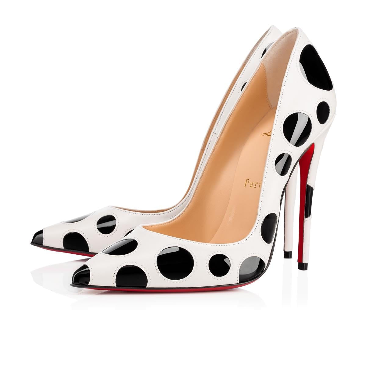CHRISTIAN LOUBOUTIN SO KATE 120mm BUBBLE LATTE/BLACK