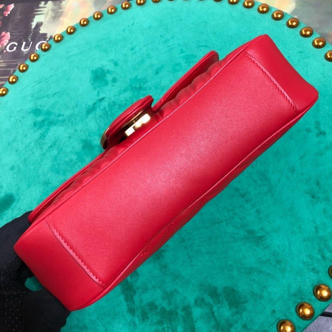Luxury Gucci Marmont Small Matelassé Shoulder Bag