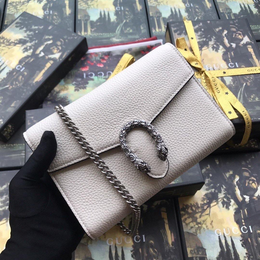 Luxury Gucci Dionysus Mini Leather Chain Bag
