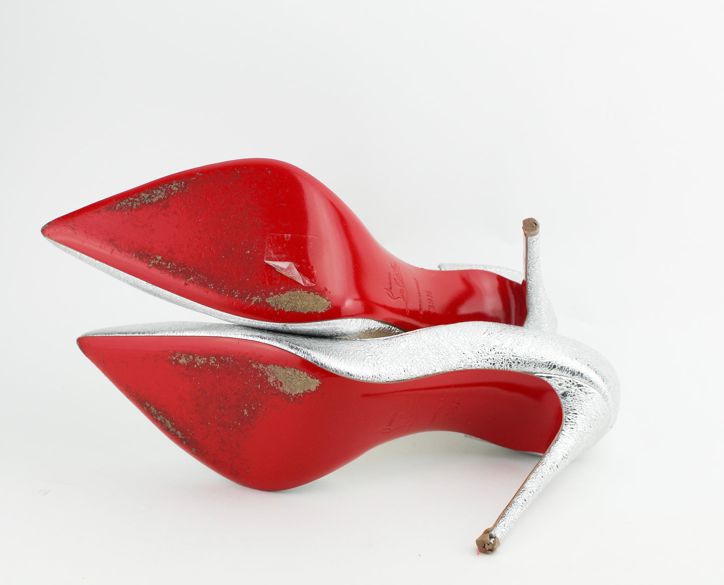 Christian Louboutin Iriza 100 Silver