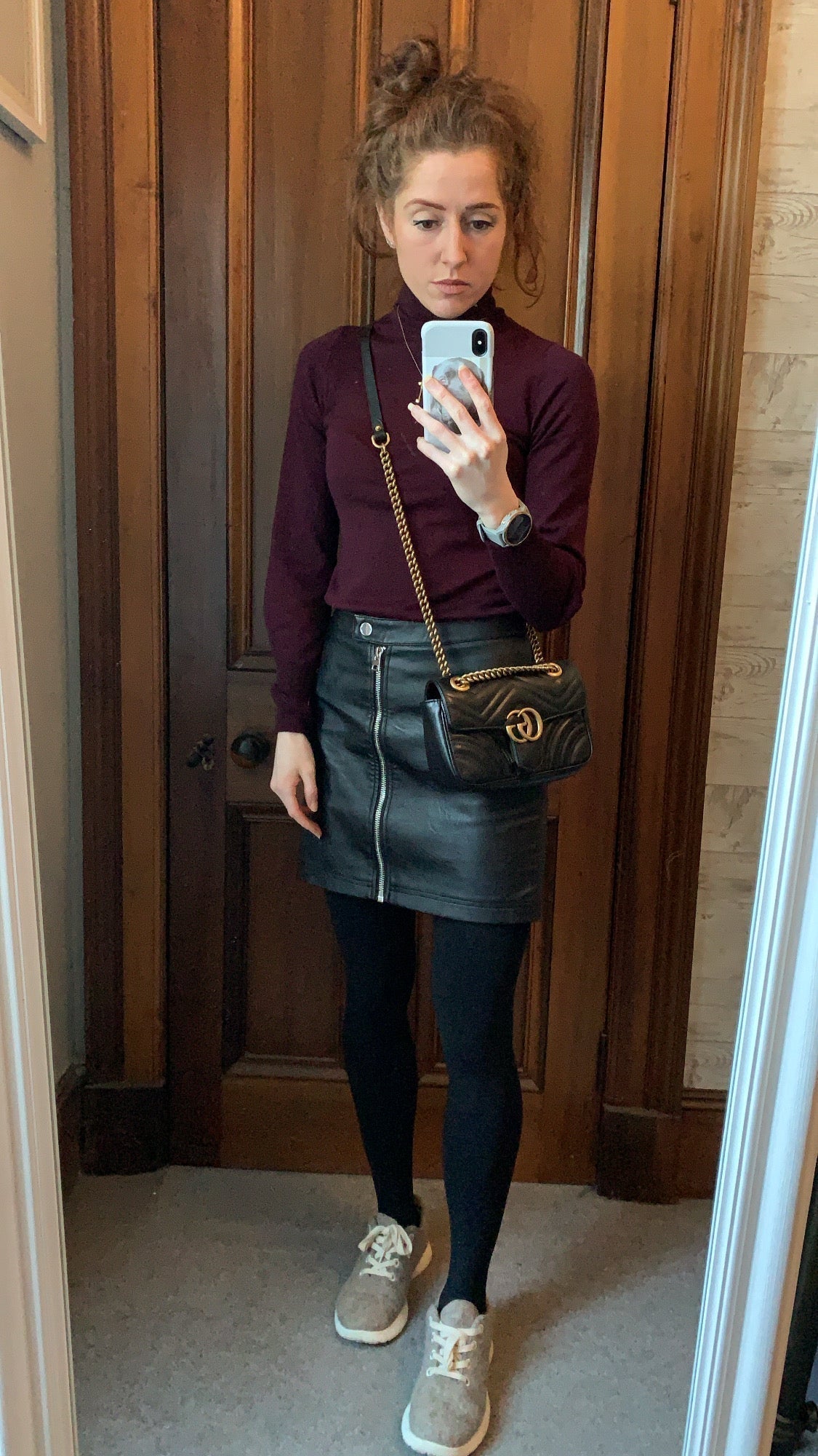 Luxury Gucci GG Black Marmont Mini Shoulder Bag