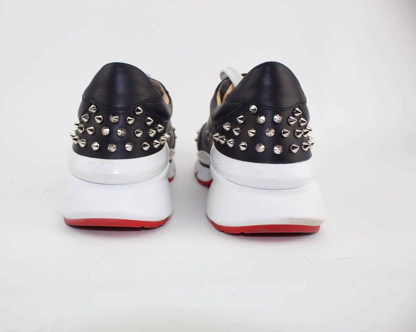 CHRISTIAN LOUBOUTIN VRS 2018 BLACK/SILVER CALF