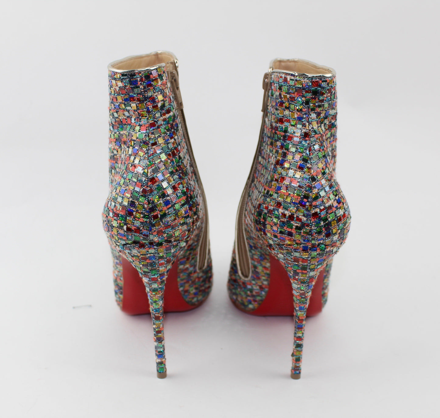 CHRISTIAN LOUBOUTIN SO KATE BOOTY 100 TRESSAGE MULTI