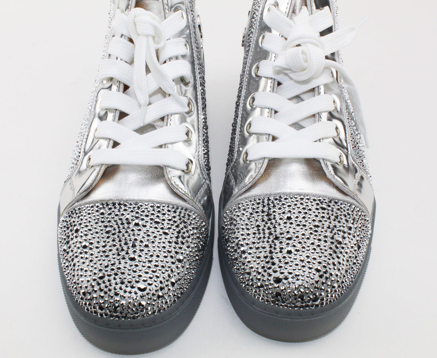Christian Louboutin Louis Woman Flat Strass Sneakers