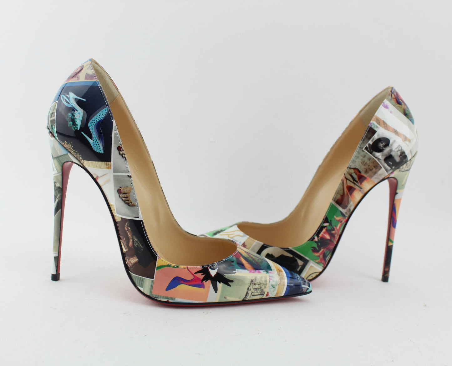 CHRISTIAN LOUBOUTIN SO KATE 120 PATENT COLLAGE SIZE 40