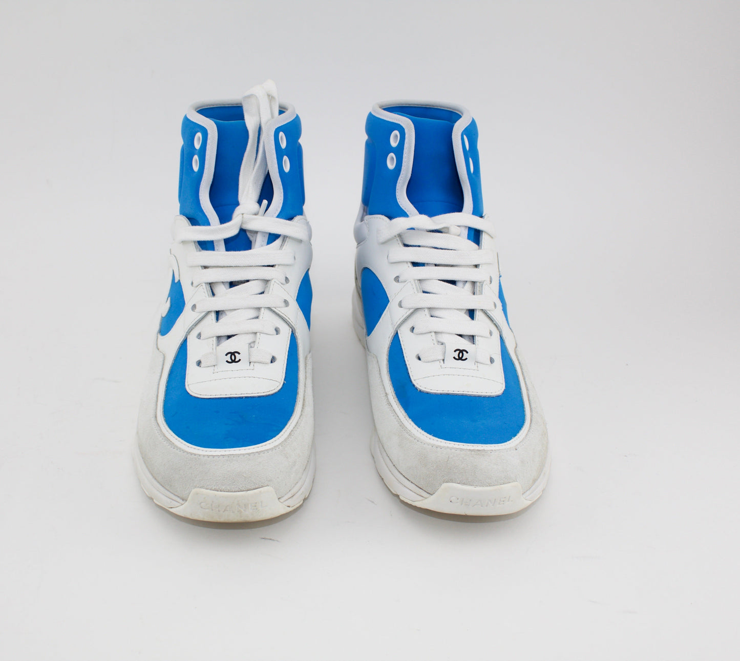 Chanel Cross Trainer Hightop Sneakers