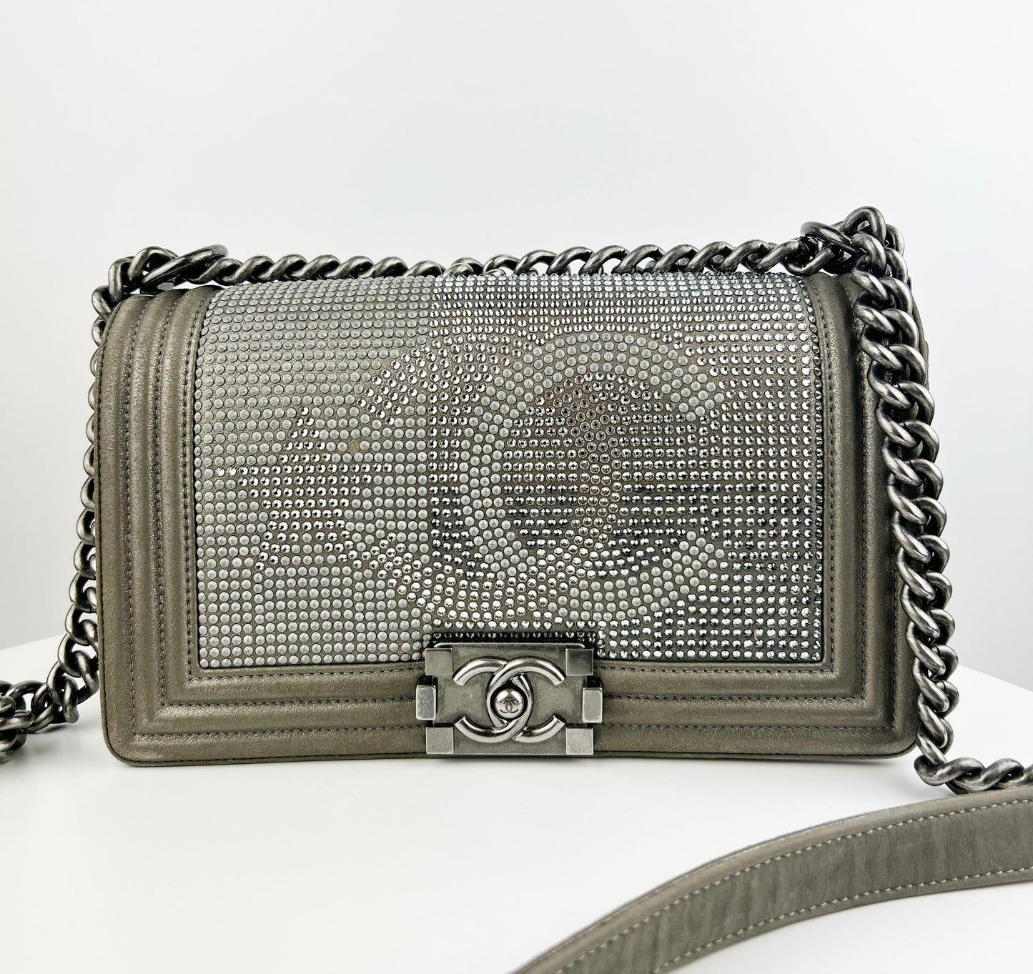 Chanel Medium Swavroski embellished Boy Bag
