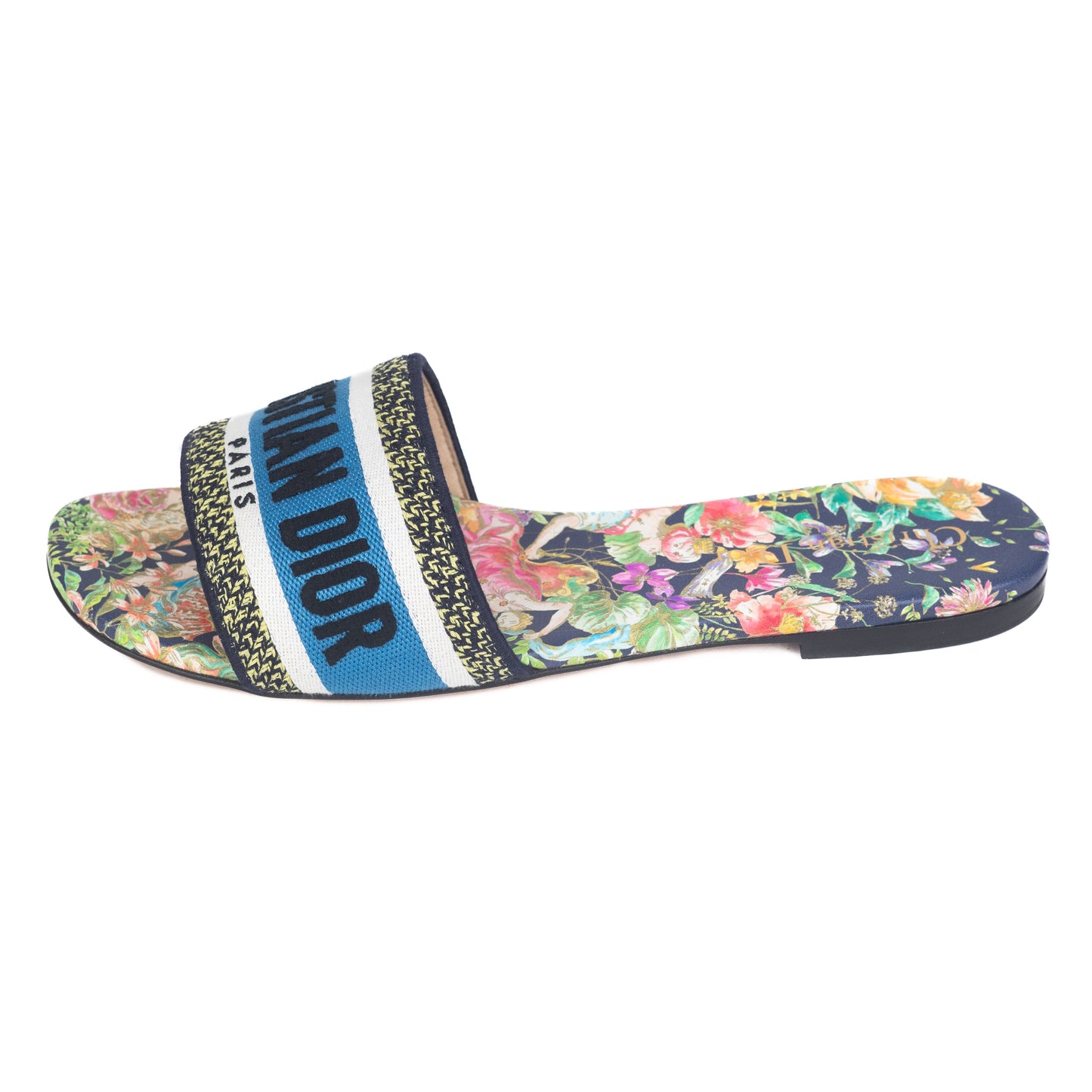 Dior dway Black Multicolor Embroidered Cotton with D-Constellation Motif