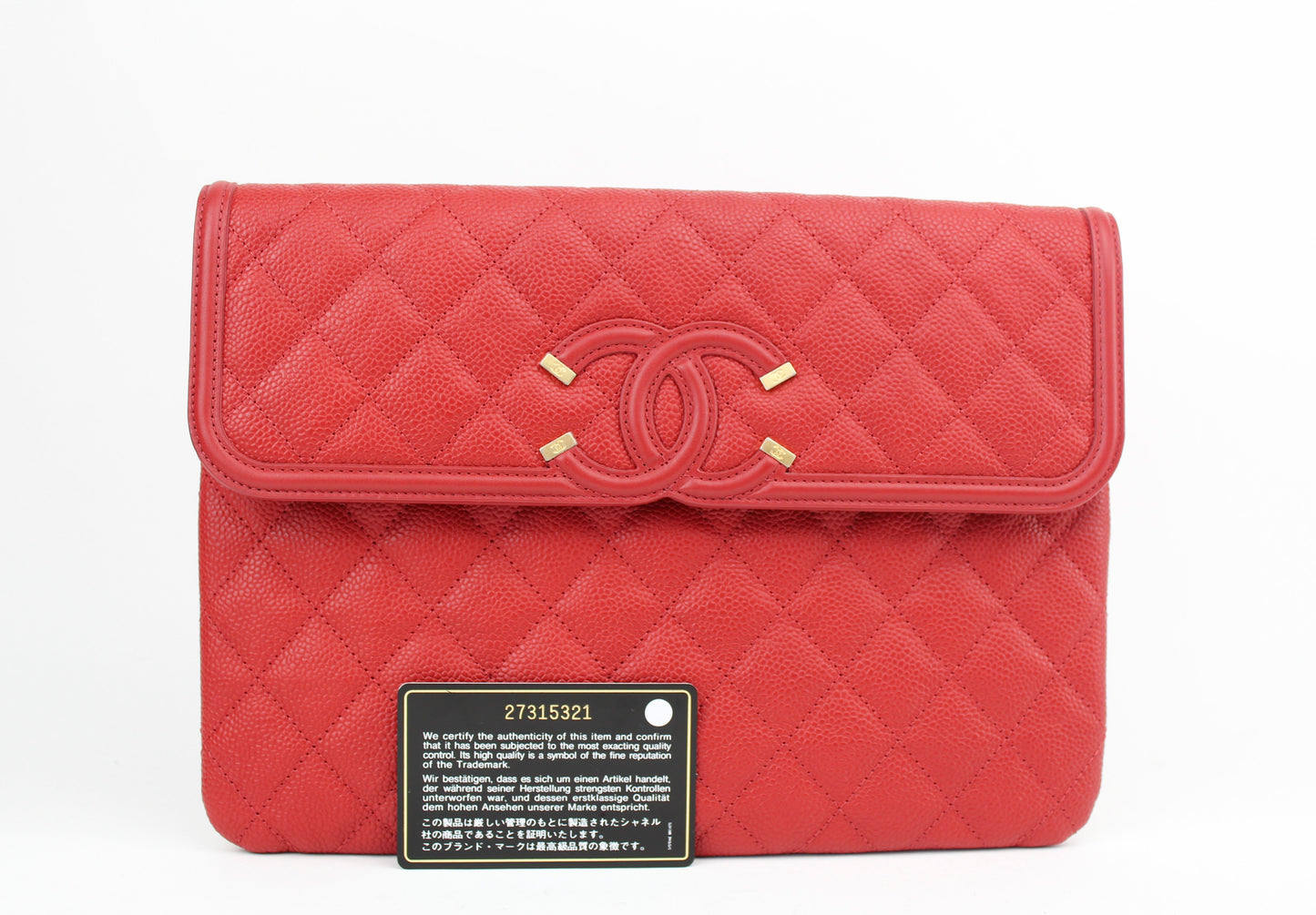 Chanel Quilted Flap Pouch