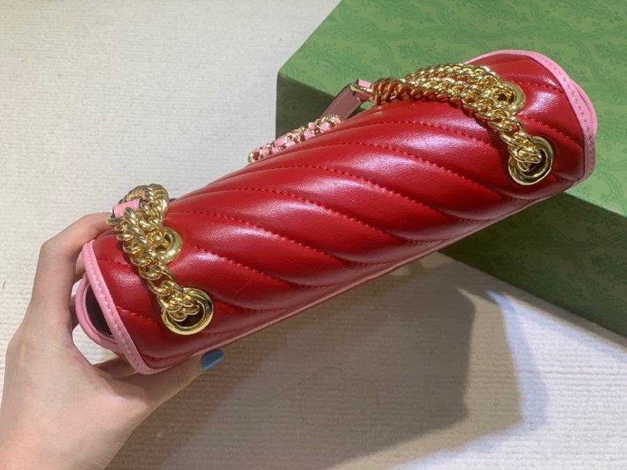 Luxury Gucci GG Marmont Small Shoulder Bag