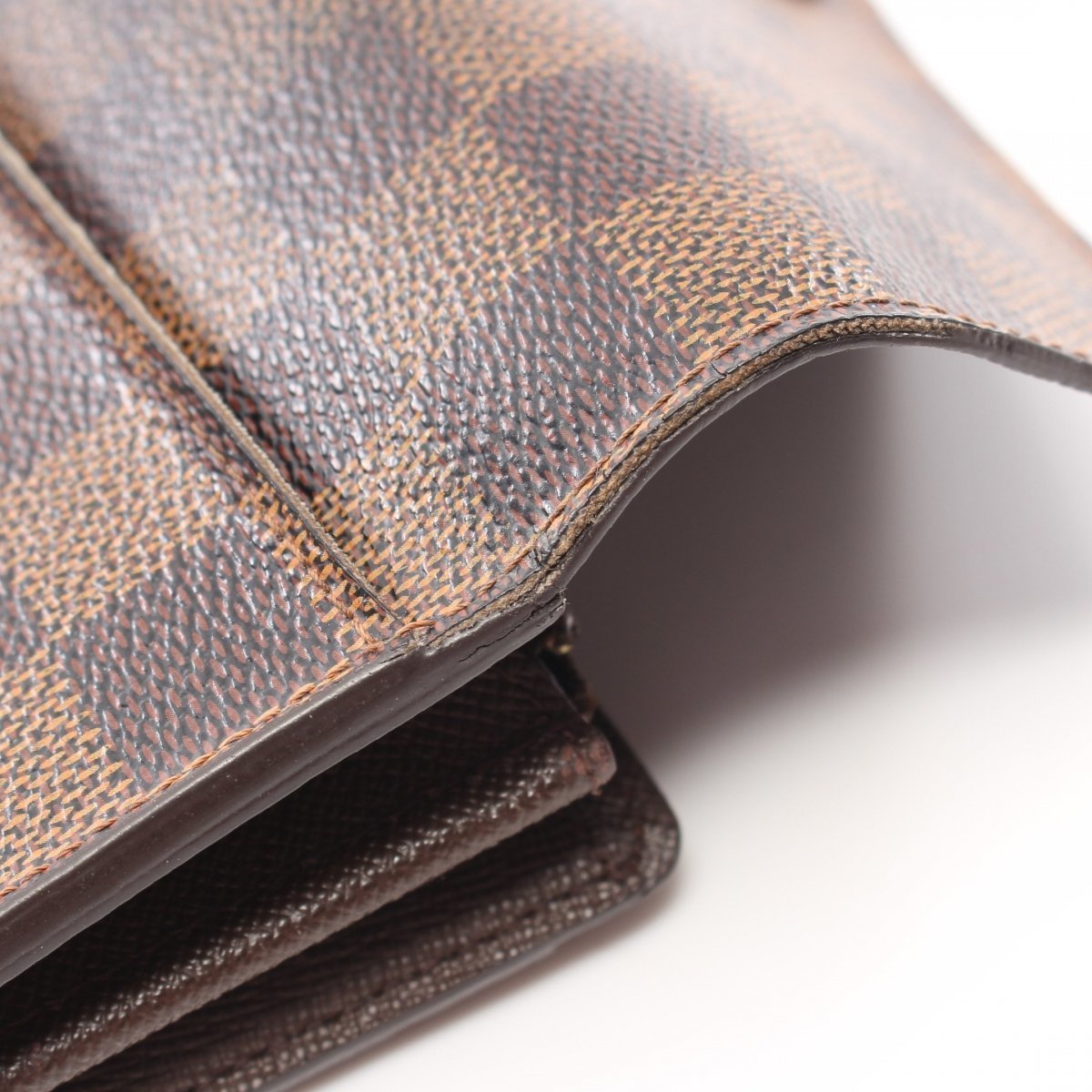 Louis Vuitton Portefeuille Sarah Damier Ebene Bifold Long Wallet