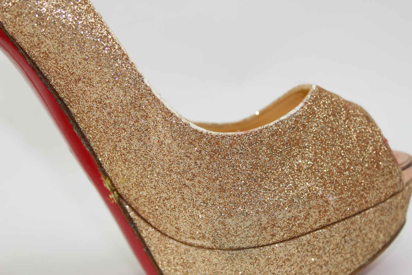 CHRISTIAN LOUBOUTIN LADY PEEP SLINGBACKS