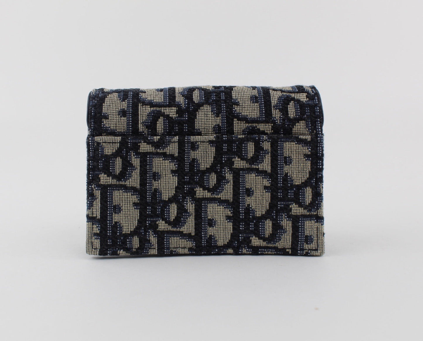 DIOR OBLIQUE SADDLE  FLAP CARD HOLDER