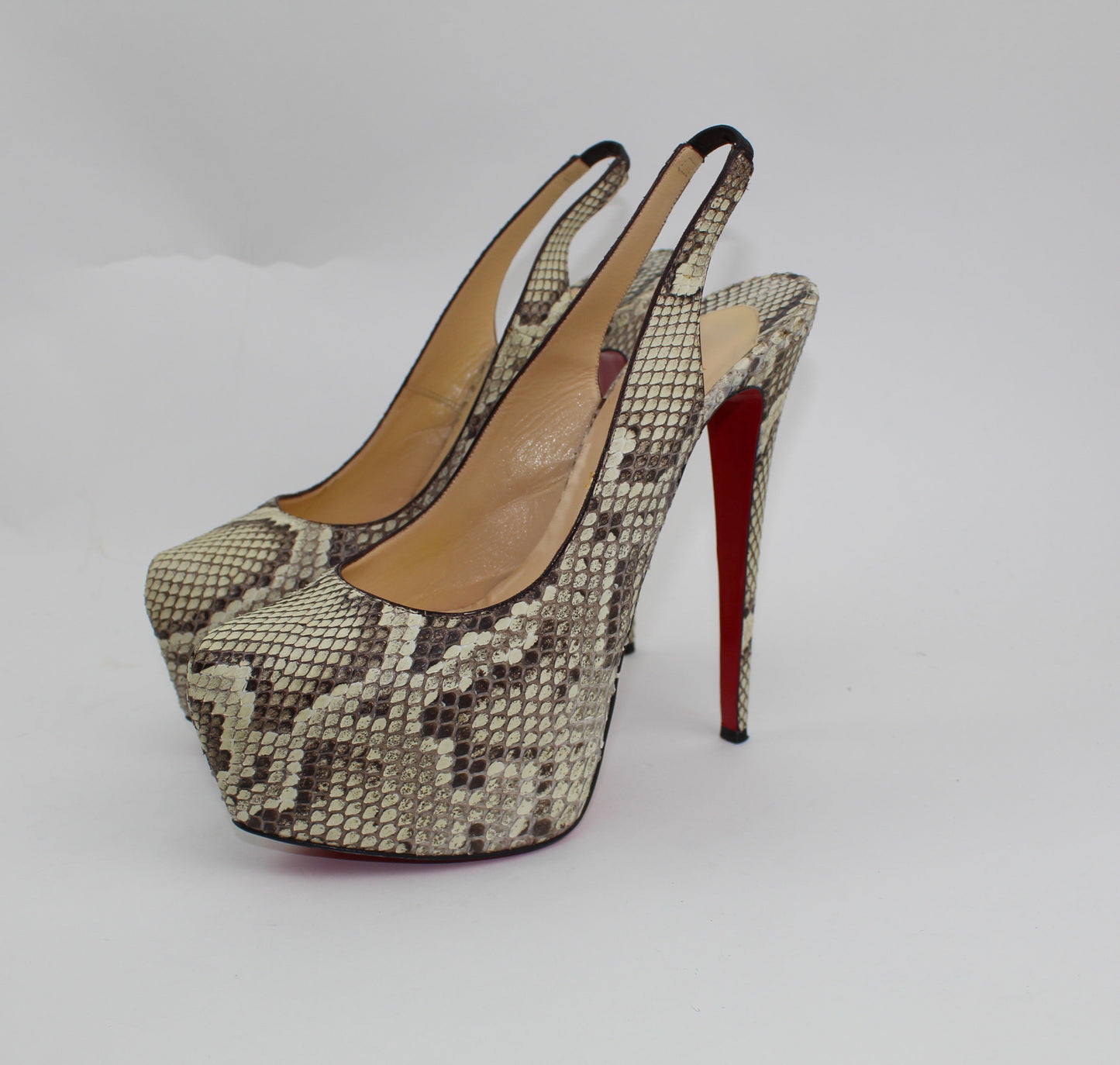 CHRISTIAN LOUBOUTIN PYTHON DAFSLING 160MM