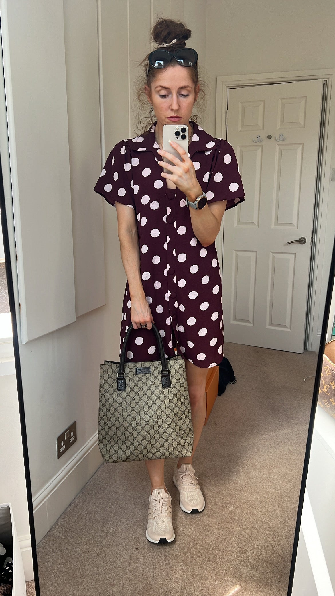 Luxury Gucci GG Monogram Canvas Tote Bag