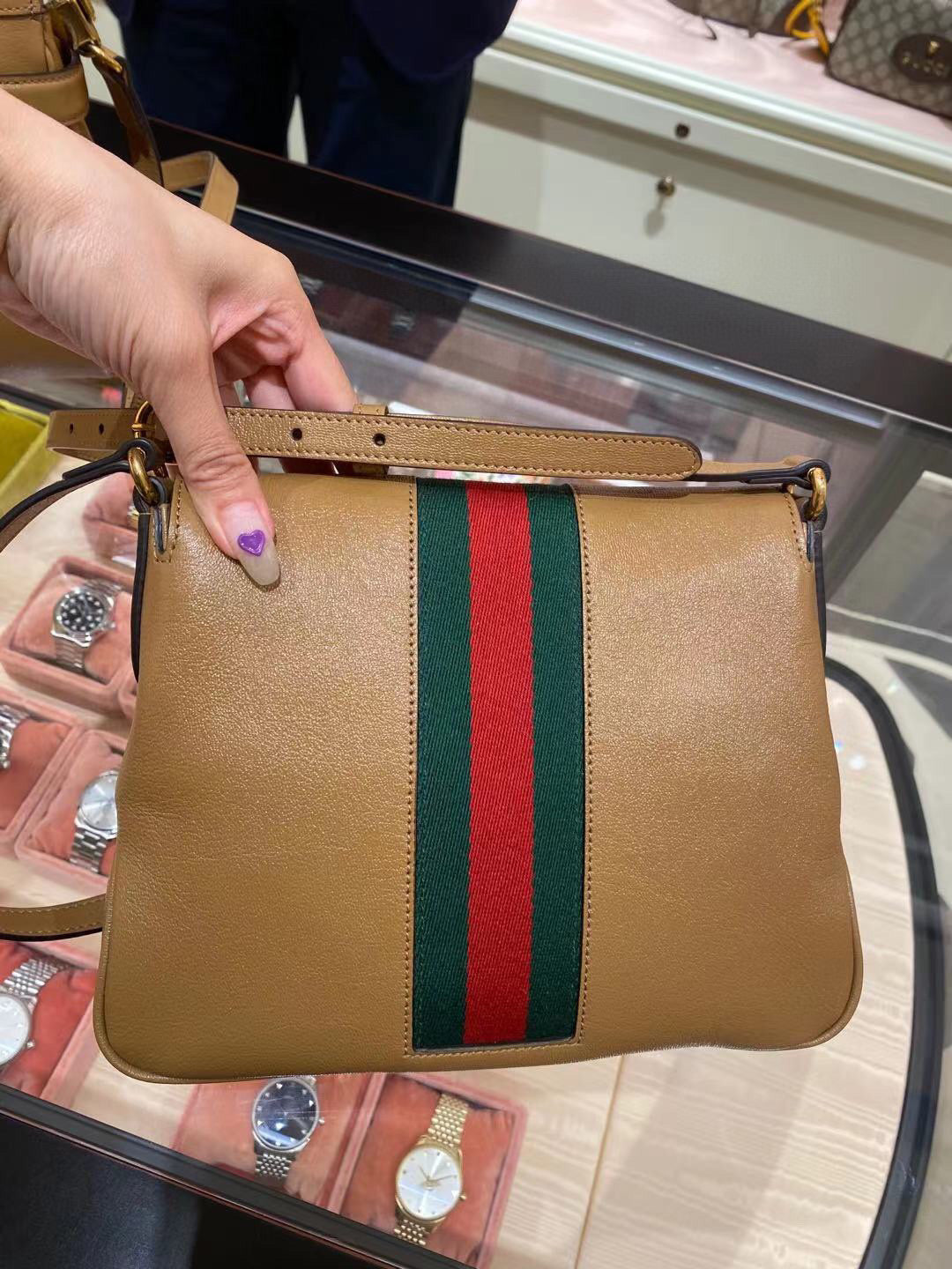 Luxury Gucci Small Messenger Bag With Double G