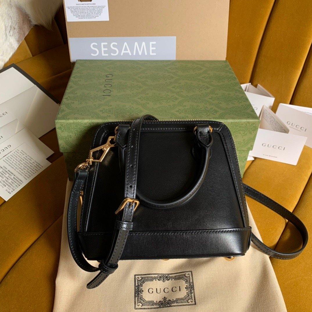 Luxury Gucci Horsebit 1955 Mini Top Handle Bag