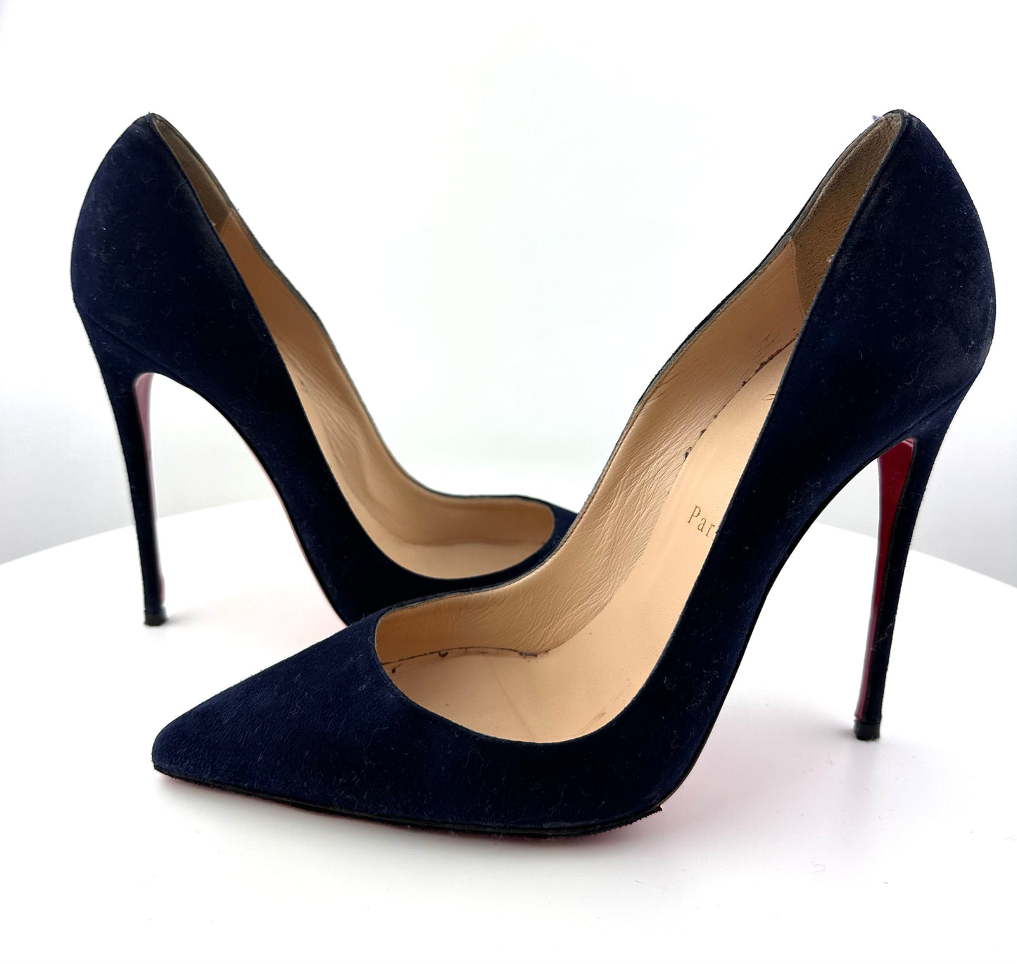 Christian Louboutin So Kate 120mm Velvet Size 38
