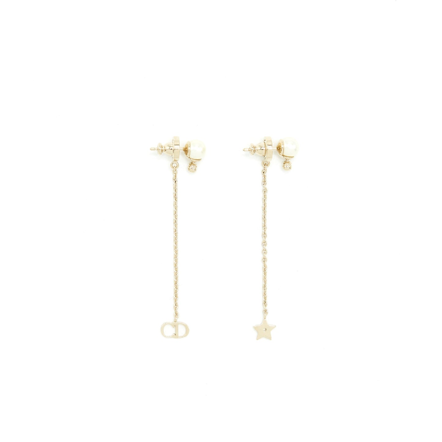 Luxury Dior CD Star Pearl drop earring