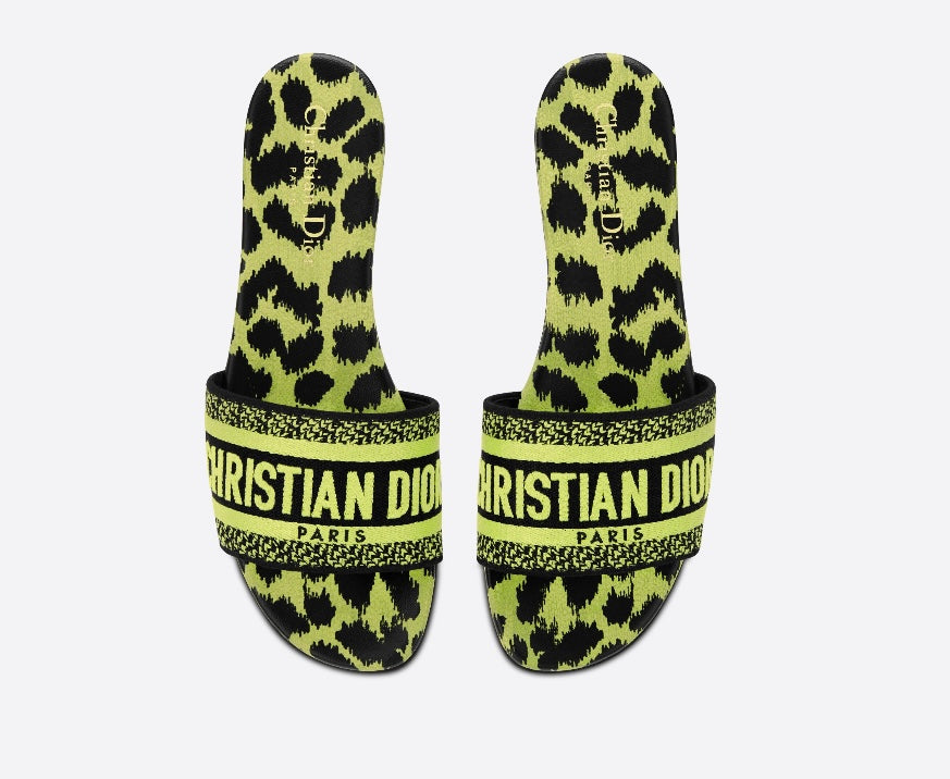 Dior Dway Slides Lime Pop Mizza
