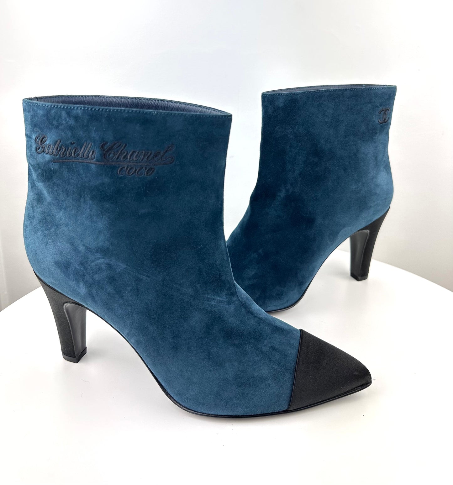 Chanel Suede Booties