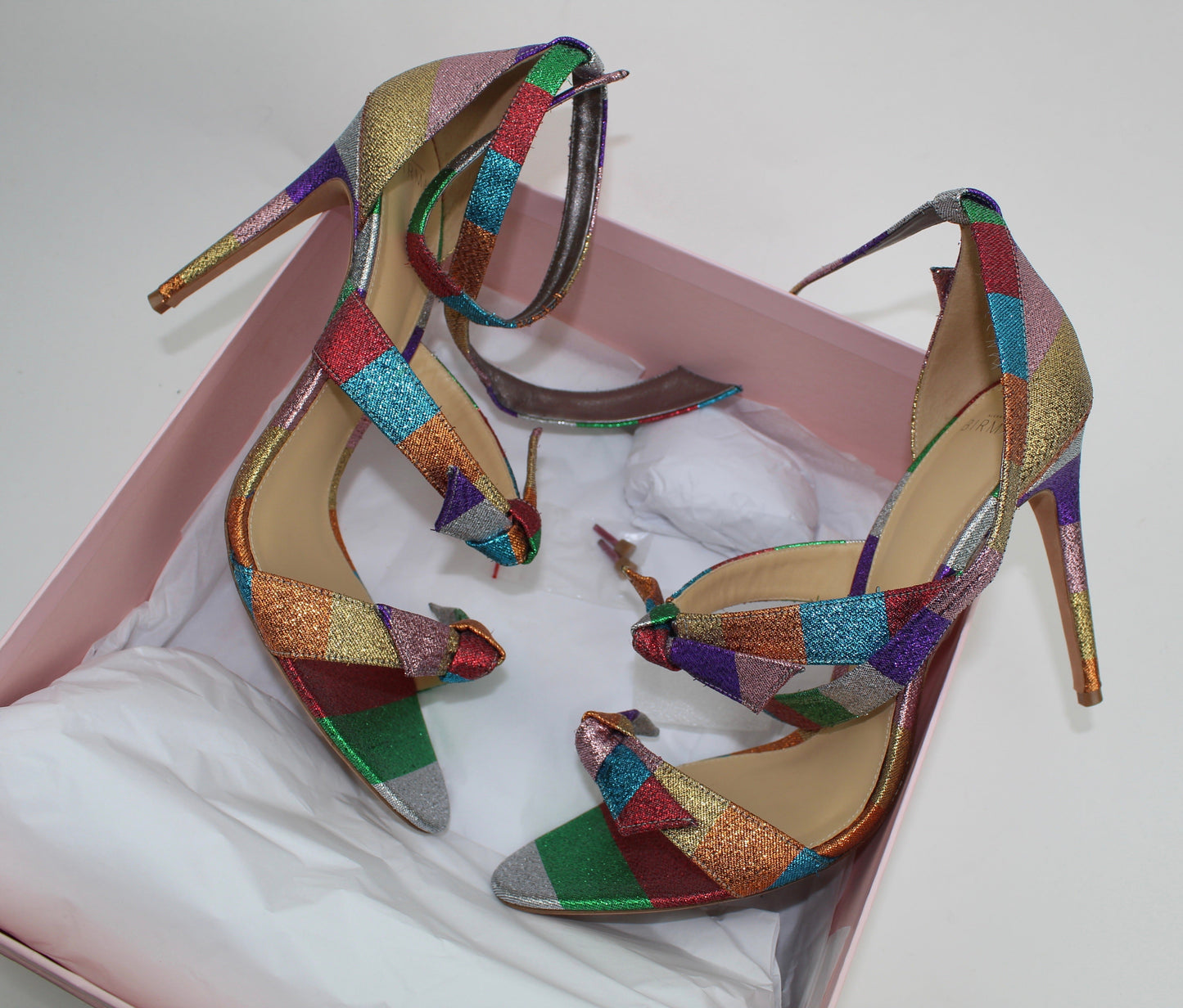 ALEXANDRE BIRMAN LOLITA METALLIC SANDALS