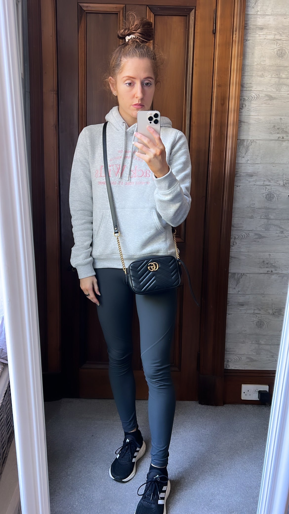 Luxury Gucci GG Black Marmont Mini Shoulder Bag