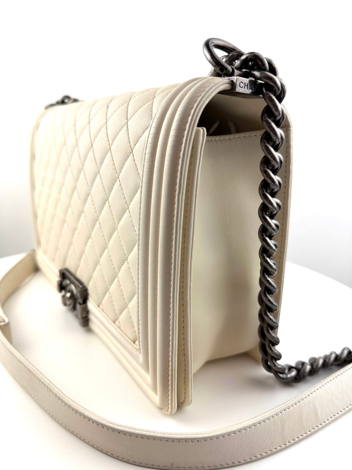 Chanel Lambskin Large Boy Bag