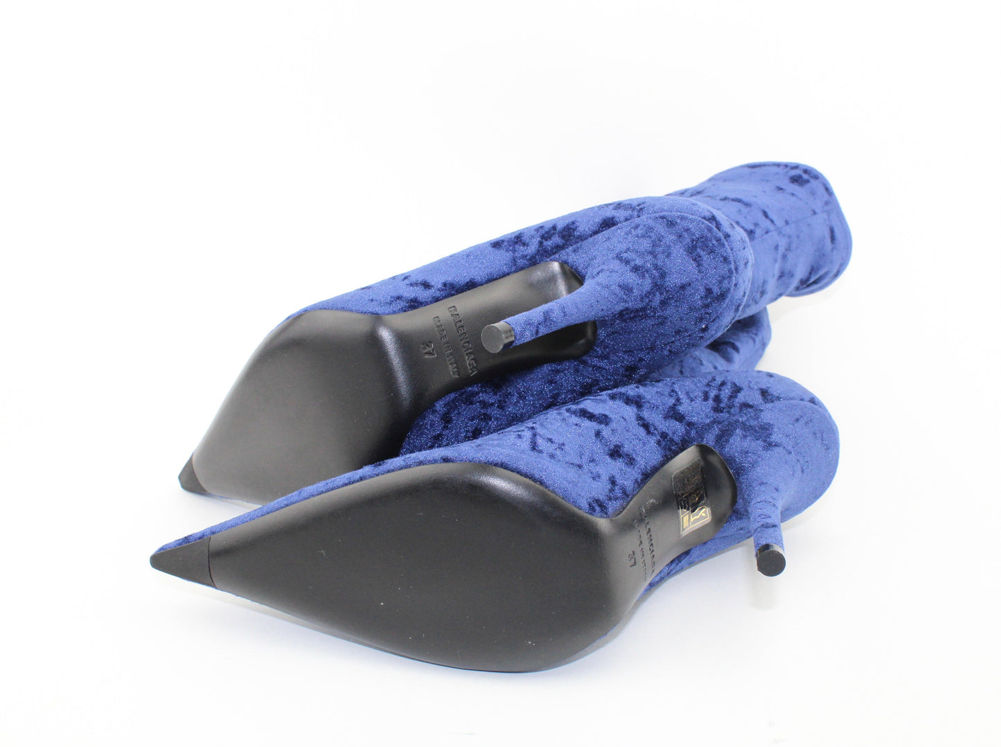 Balenciaga Knife Velvet booties