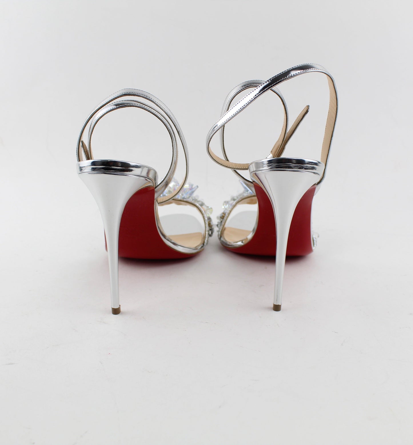 CHRISTIAN LOUBOUTIN OKYDOK 100MM LUREX SIZE 41
