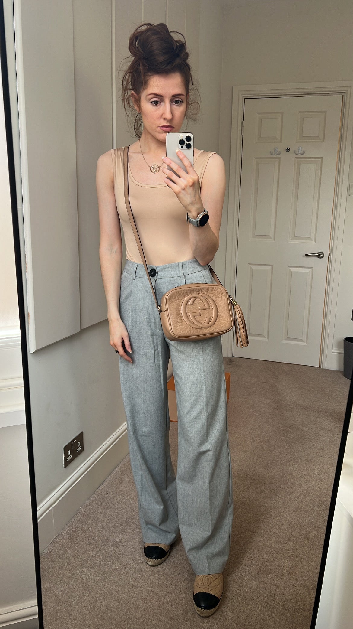 Luxury Gucci Rose Beige Soho Disco ( 1050)