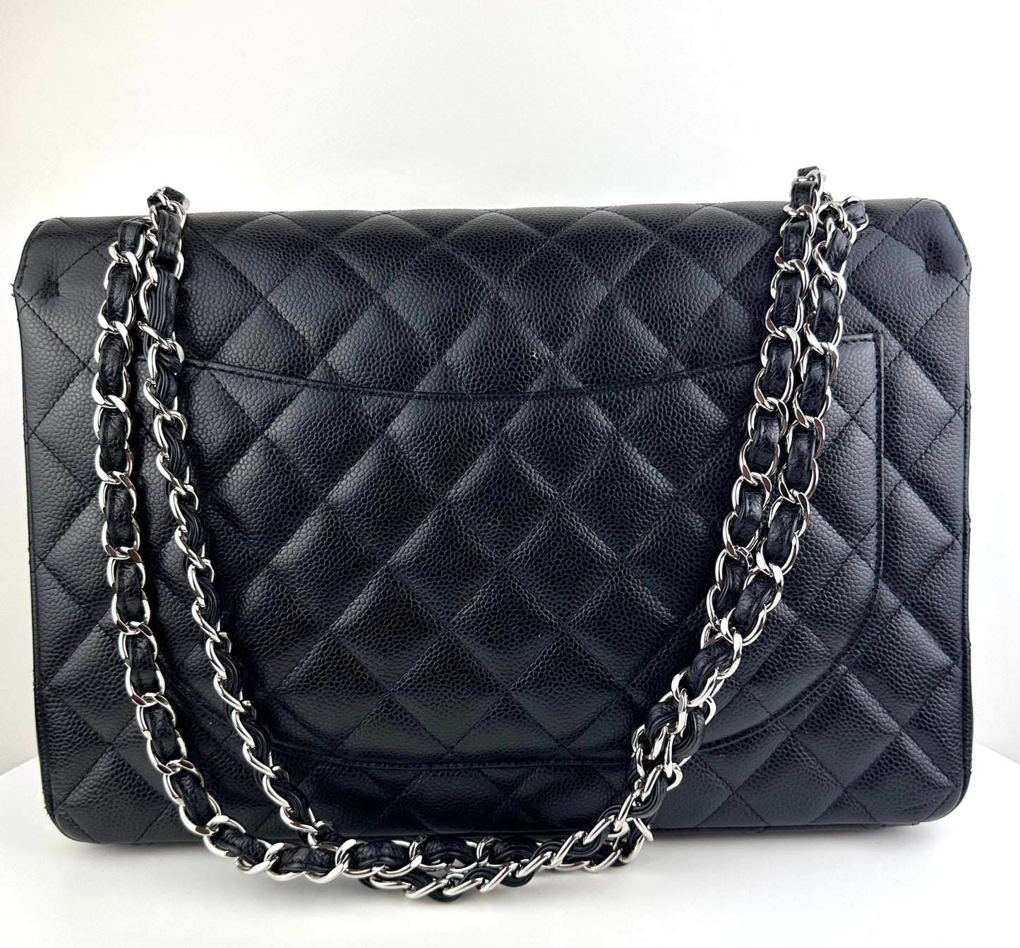 Chanel Classic Maxi Double Flap Bag Black