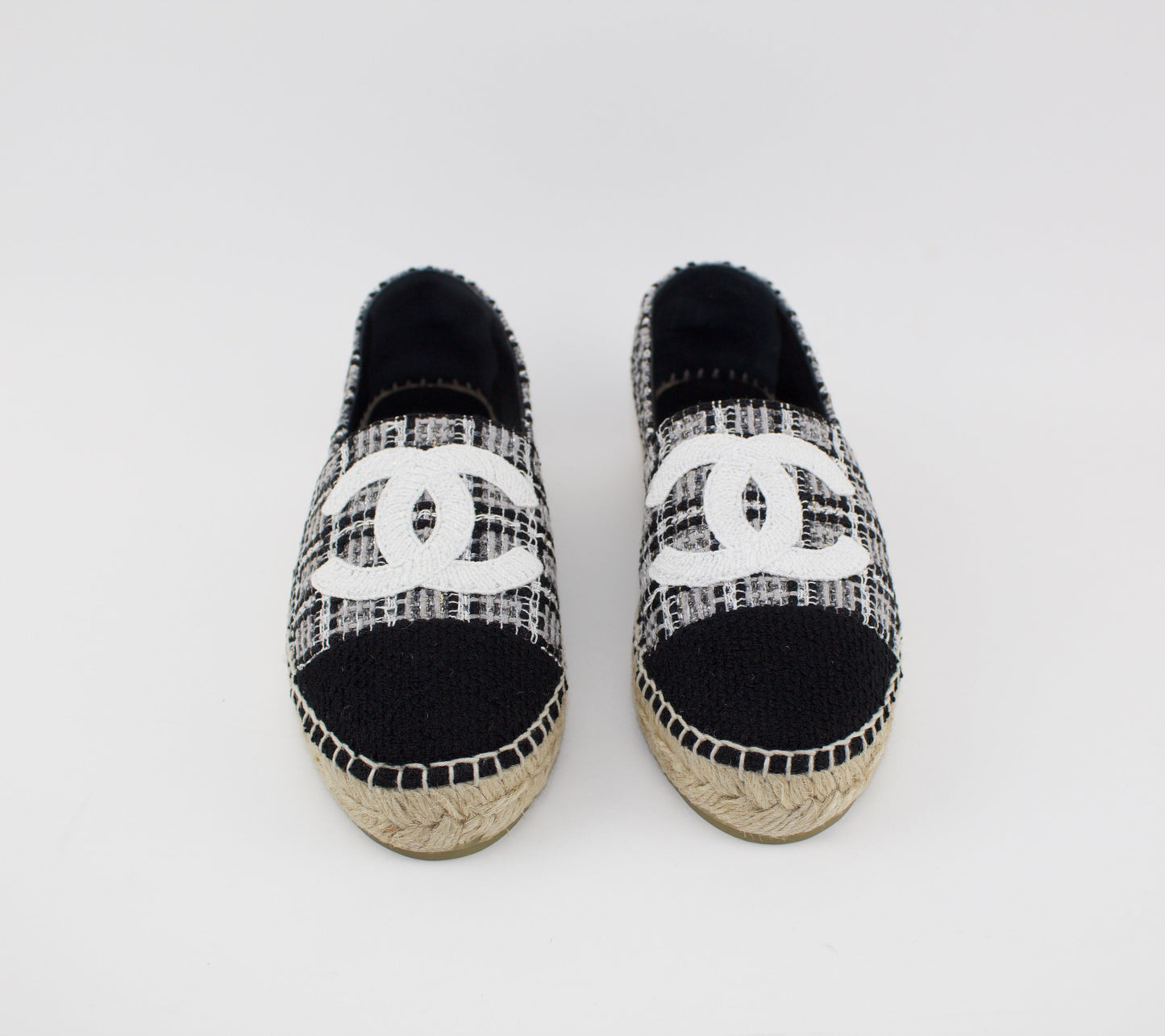 Chanel tweed espadrilles