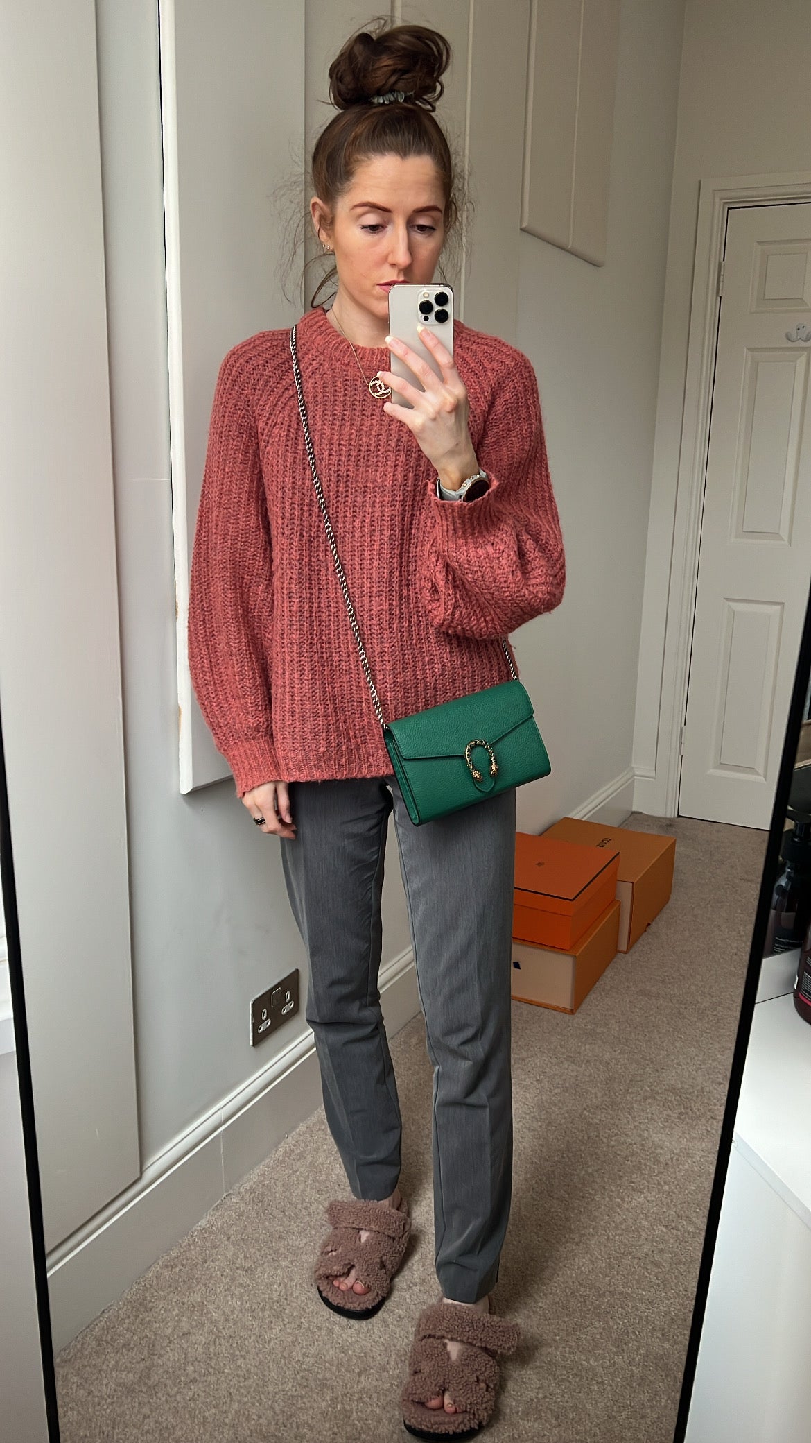 Luxury Gucci Dionysus Green Mini Chain Bag ( 1340)