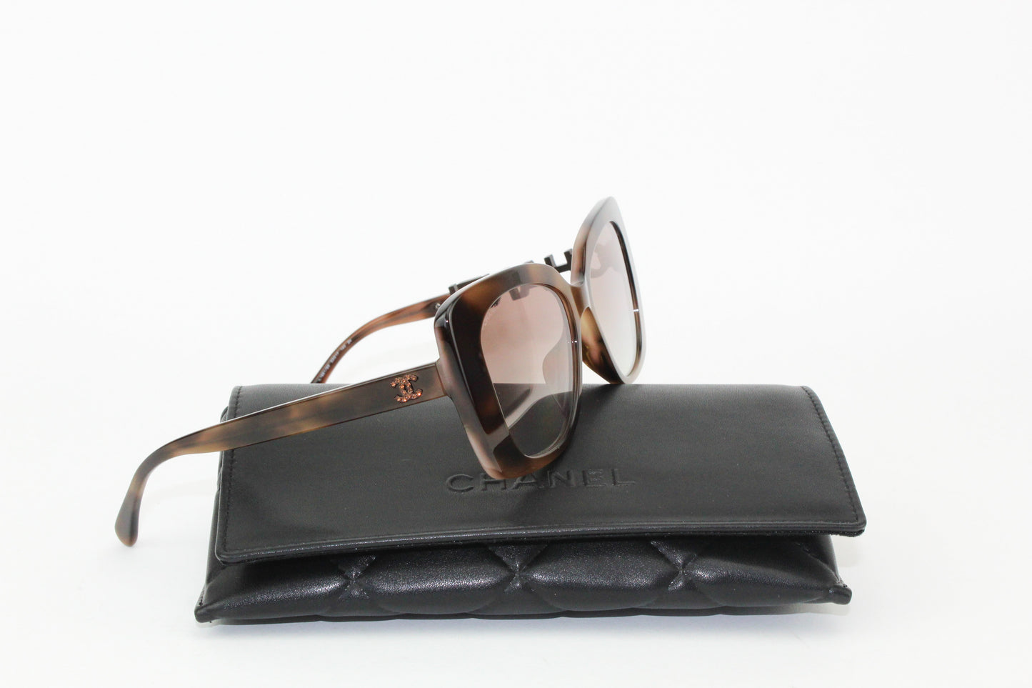 Chanel Square Sunglasses in Brown