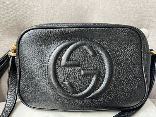 Luxury Gucci Trending 2025 Black Mini Soho Disco
