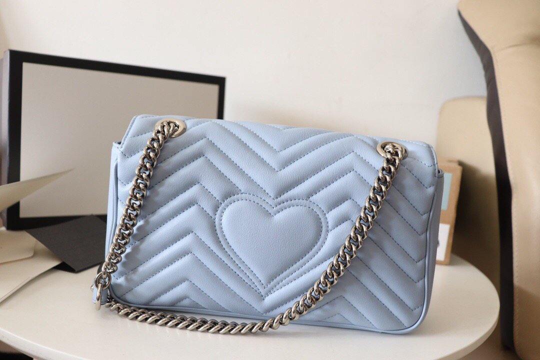 Luxury Gucci GG Marmont Shoulder Bag