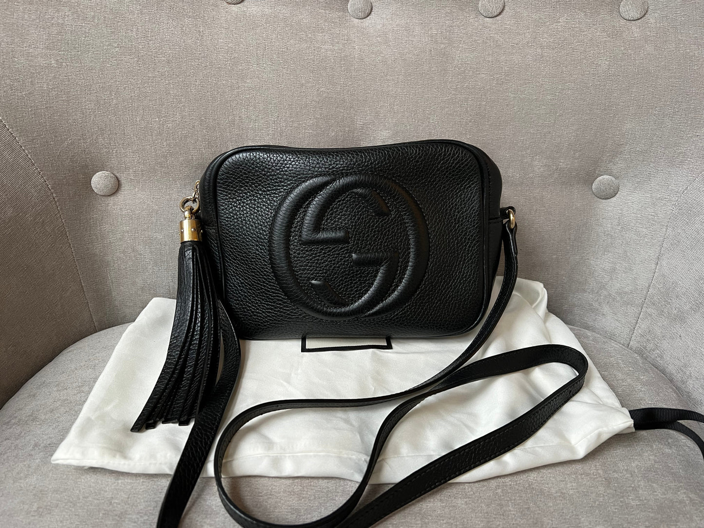 Luxury Gucci Trending 2025 Black Soho Disco
