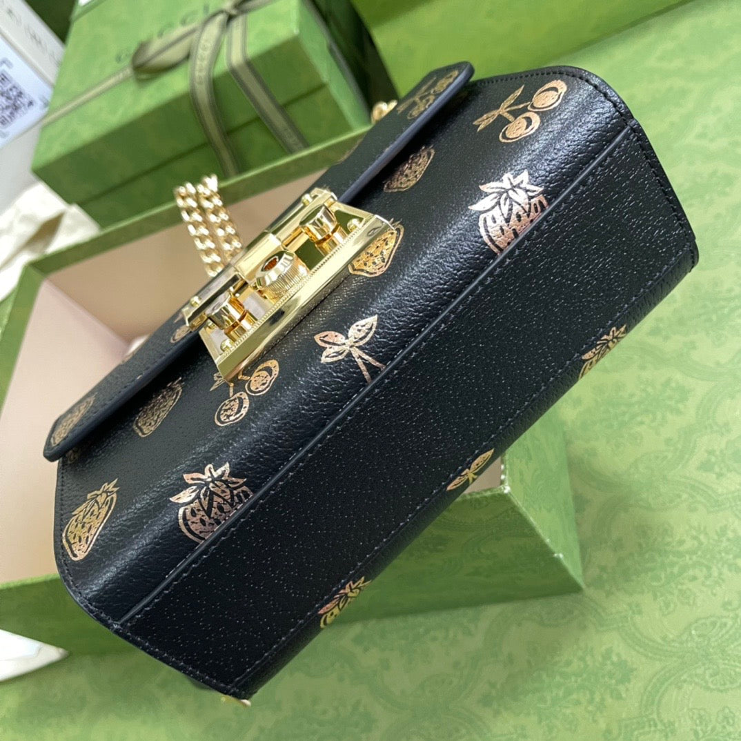 Luxury Gucci Padlock Small Shoulder Bag