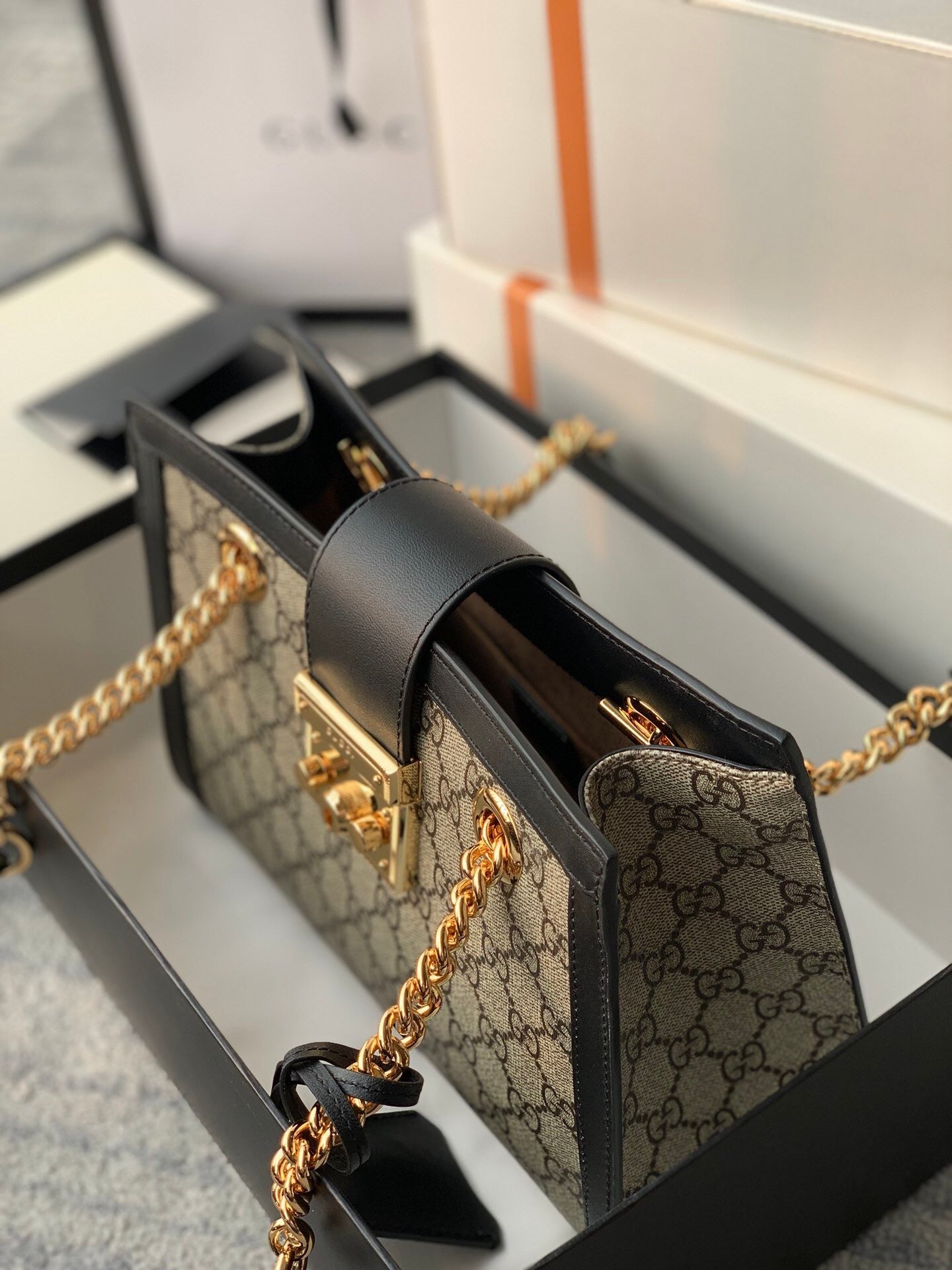 Luxury Gucci Padlock GG Small Shoulder Bag