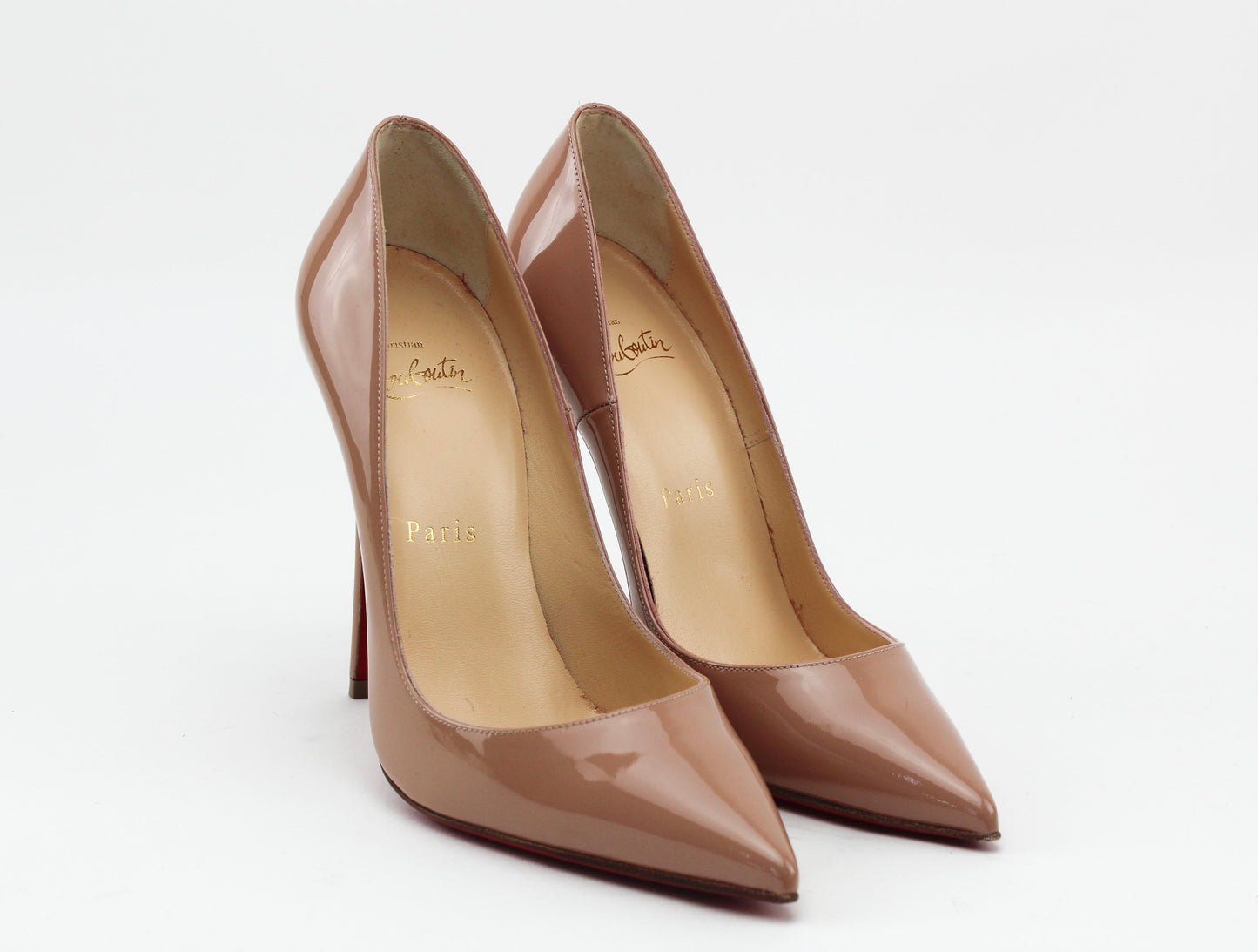 Christian Louboutin So Kate 120 Patent nude
