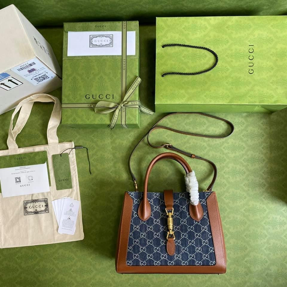 Luxury Gucci Jackie 1961 Medium Tote Bag